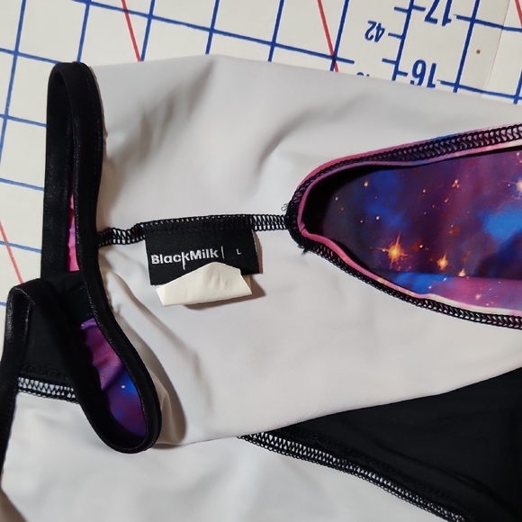 Blackmilk Galaxy Supernova Network Swim Crop - LIMITED - L - Picture 3 of 3